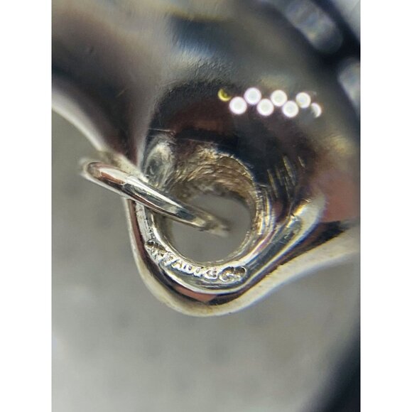 SOLD!Tiffany & Co Open Bottle Jug Bead Necklace Elsa Peretti Sterling Silver 925 - Picture 6 of 16